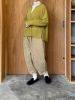 tumugu / ふわふわウール カーディガン（OLIVE）