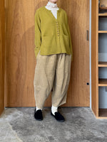 tumugu / ふわふわウール カーディガン（OLIVE）