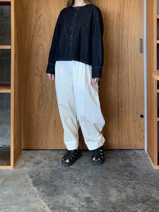 Vlas Blomme / Historical Cloth ステッチヨークブラウス