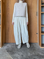 qiri / flower dot quilt JQ short reversible vest (ライトピンク)