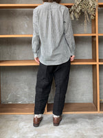 ASEEDONCLÖUD / HW collarless shirt（Black）