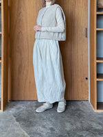 qiri / flower dot quilt JQ short reversible vest (ライトピンク)