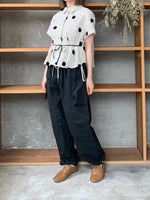 ASEEDONCLÖUD / gardener pajama trousers（Black）