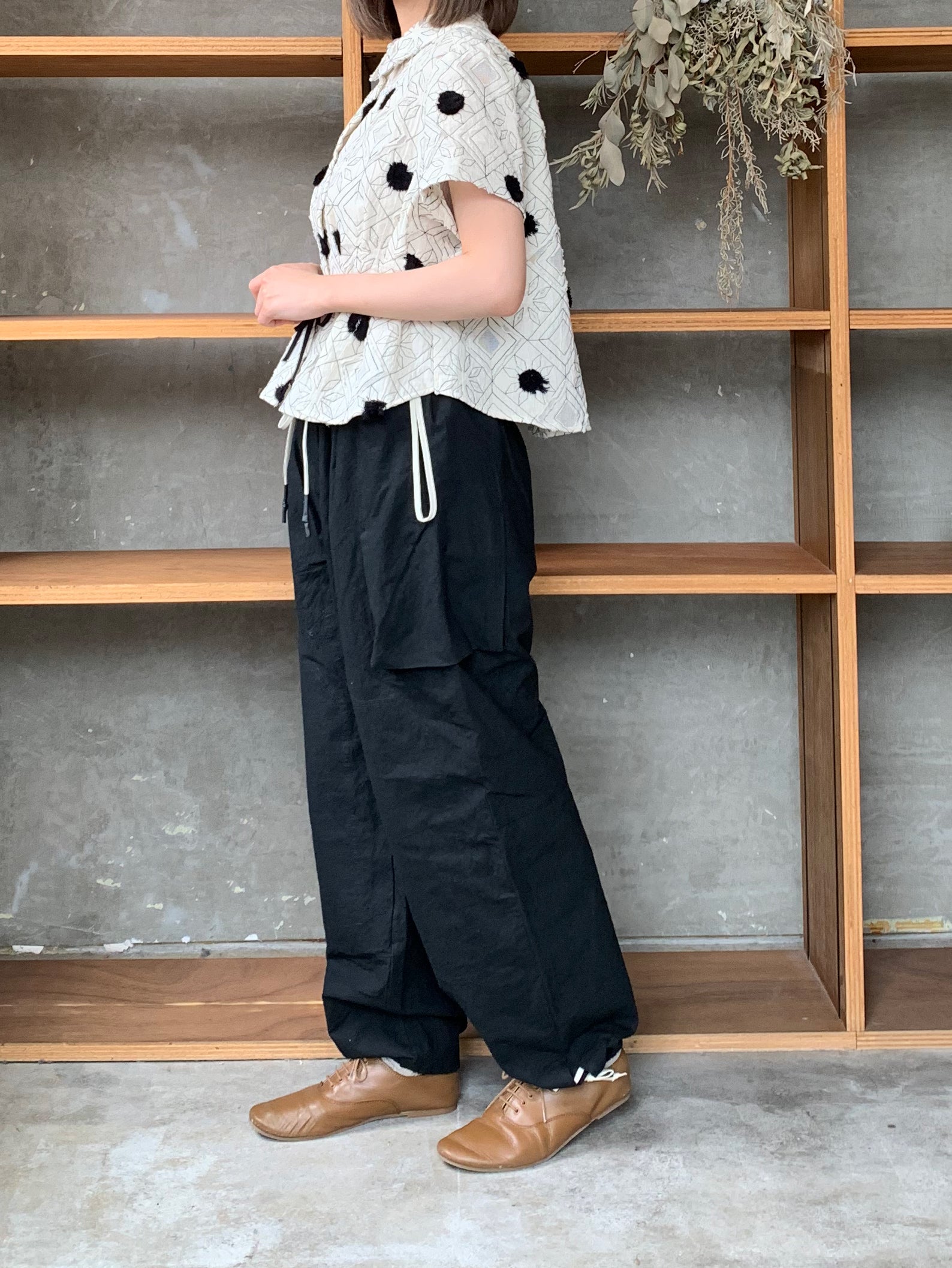 ASEEDONCLÖUD / gardener instrumentalist blouse（Off white）