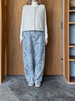 qiri / flower dot quilt JQ short reversible vest (ライトピンク)