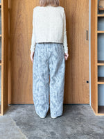 qiri / flower dot quilt JQ short reversible vest (ライトピンク)