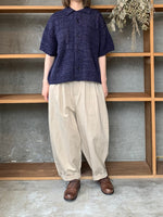 ASEEDONCLÖUD / gardener knit polo（Navy）