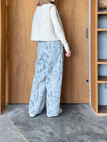 qiri / flower dot quilt JQ short reversible vest (ライトピンク)