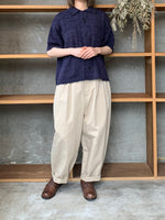 ASEEDONCLÖUD / gardener knit polo（Navy）