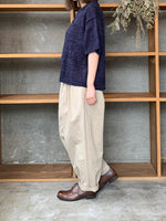 ASEEDONCLÖUD / gardener knit polo（Navy）
