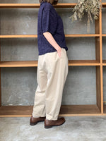 ASEEDONCLÖUD / gardener knit polo（Navy）