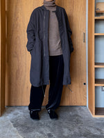 ROBE de PEAU / SNOW VELOUR PANTS (BLACK)