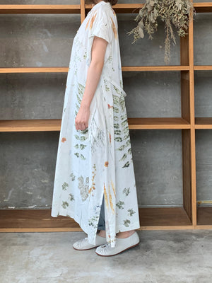 ASEEDONCLÖUD / assimilate plants dress（Off white）
