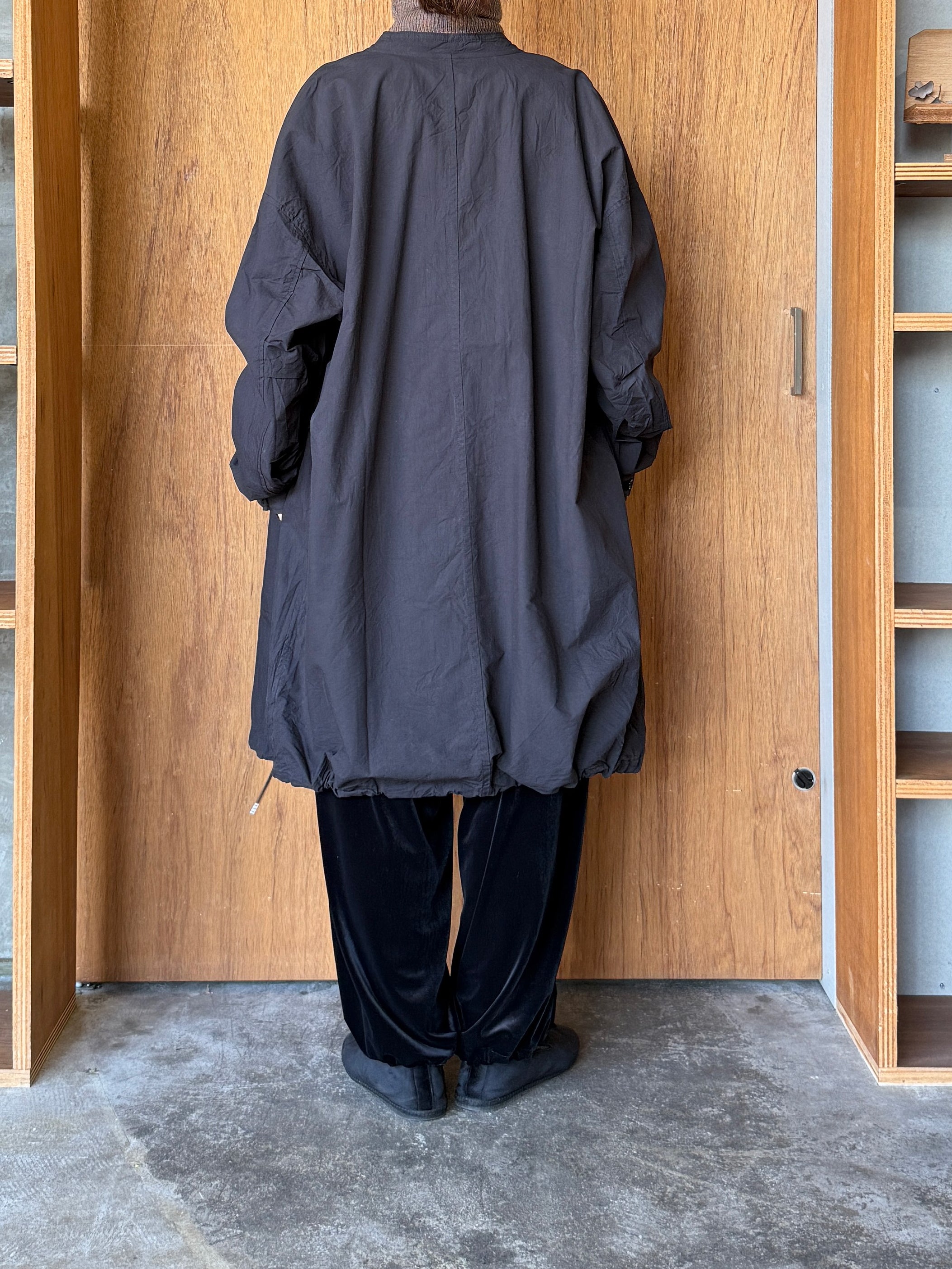 ROBE de PEAU / SNOW VELOUR PANTS (BLACK)