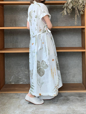 ASEEDONCLÖUD / assimilate plants dress（Off white）