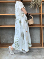 ASEEDONCLÖUD / assimilate plants dress（Off white）