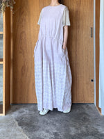 qiri / turu flower embroidery オールインワン(ラベンダー)