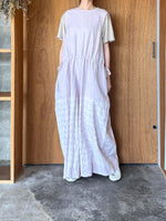 qiri / turu flower embroidery オールインワン(ラベンダー)