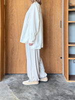 ROBE de PEAU / SNOW VELOUR PANTS (IVORY)