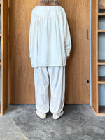 ROBE de PEAU / SNOW VELOUR PANTS (IVORY)