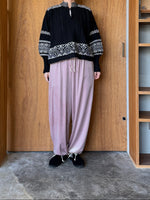 ROBE de PEAU / SNOW VELOUR PANTS (GRAYISH PINK)