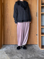 ROBE de PEAU / SNOW VELOUR PANTS (GRAYISH PINK)