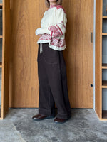 ASEEDONCLÖUD / Student dormitory pants（Brown）