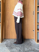 ASEEDONCLÖUD / Seiyako jacquard blouse（Off white）