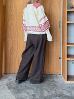 ASEEDONCLÖUD / Student dormitory pants（Brown）