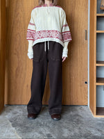 ASEEDONCLÖUD / Student dormitory pants（Brown）