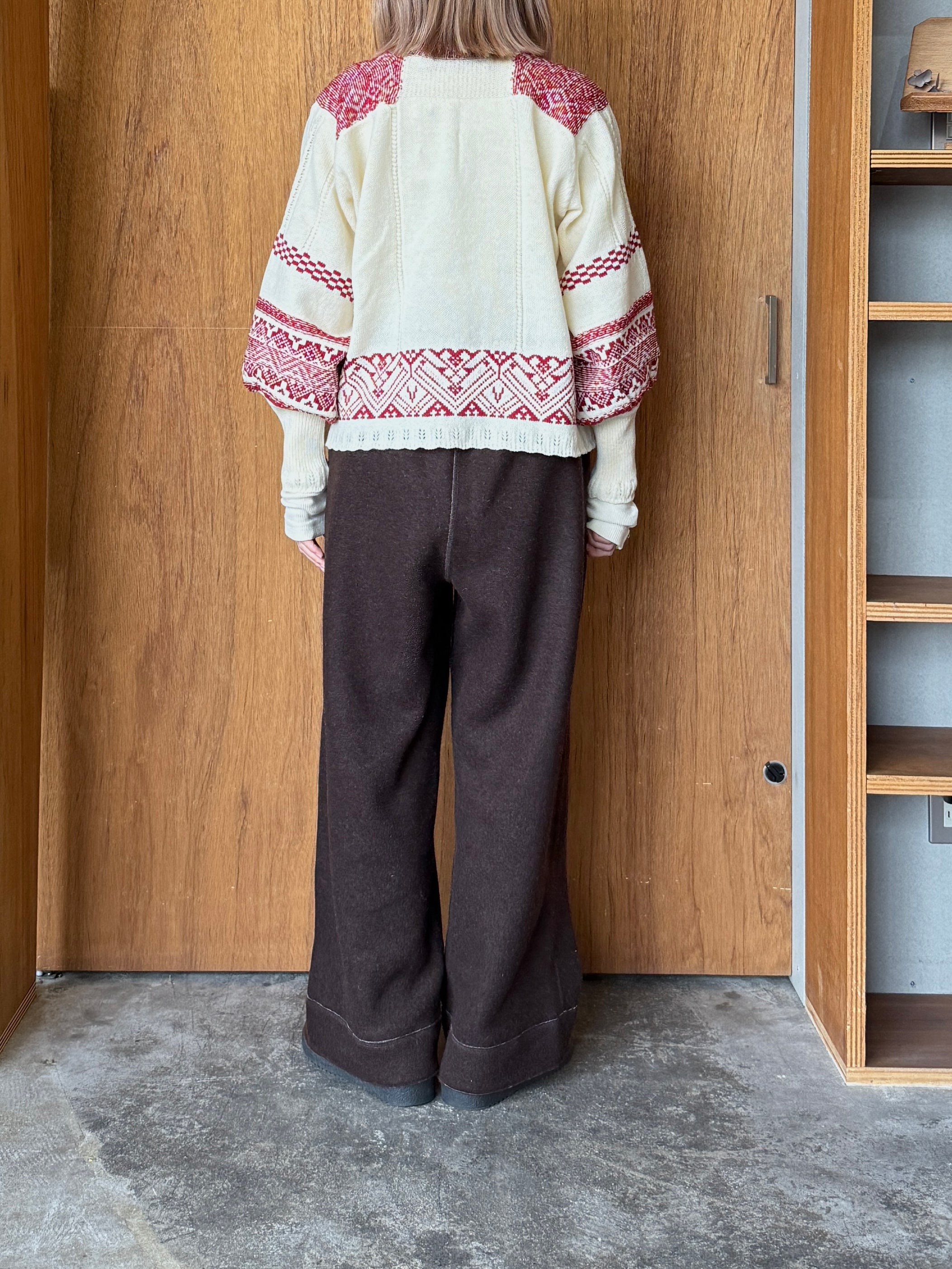 ASEEDONCLÖUD / Seiyako jacquard blouse（Off white）