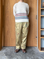 ASEEDONCLÖUD / Study uniform slacks（Beige）