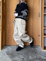 ASEEDONCLÖUD / P.E. trousers（Sand Beige）