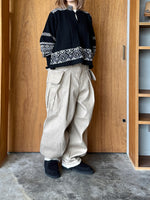 ASEEDONCLÖUD / P.E. trousers（Sand Beige）