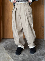 ASEEDONCLÖUD / P.E. trousers（Sand Beige）