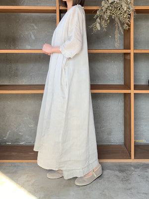 ROBE de PEAU / STRIPE PULLOVER ONE PIECE (BLOCK STRIPE)