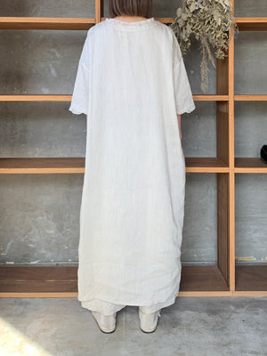 ROBE de PEAU / STRIPE PULLOVER ONE PIECE (BLOCK STRIPE)