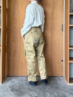 ASEEDONCLÖUD / Study uniform slacks（Beige）