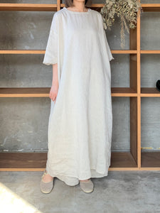 ROBE de PEAU / STRIPE PULLOVER ONE PIECE (BLOCK STRIPE)