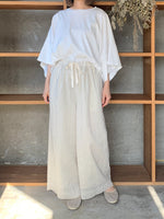 ROBE de PEAU / STRIPE EASY PANTS (BLOCK STRIPE)