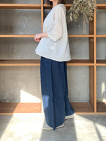 ROBE de PEAU / STRIPE PULLOVER SHIRT (BLOCK STRIPE)
