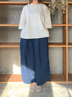 ROBE de PEAU / STRIPE PULLOVER SHIRT (BLOCK STRIPE)