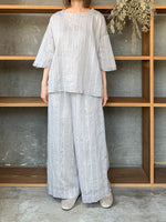 ROBE de PEAU / STRIPE EASY PANTS (BOLD STRIPE)