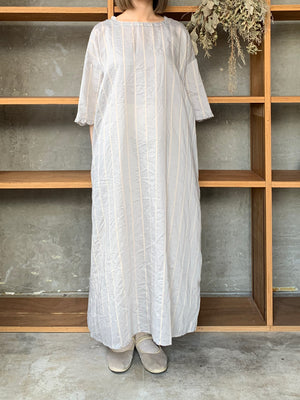 ROBE de PEAU / STRIPE PULLOVER ONE PIECE (BOLD STRIPE)