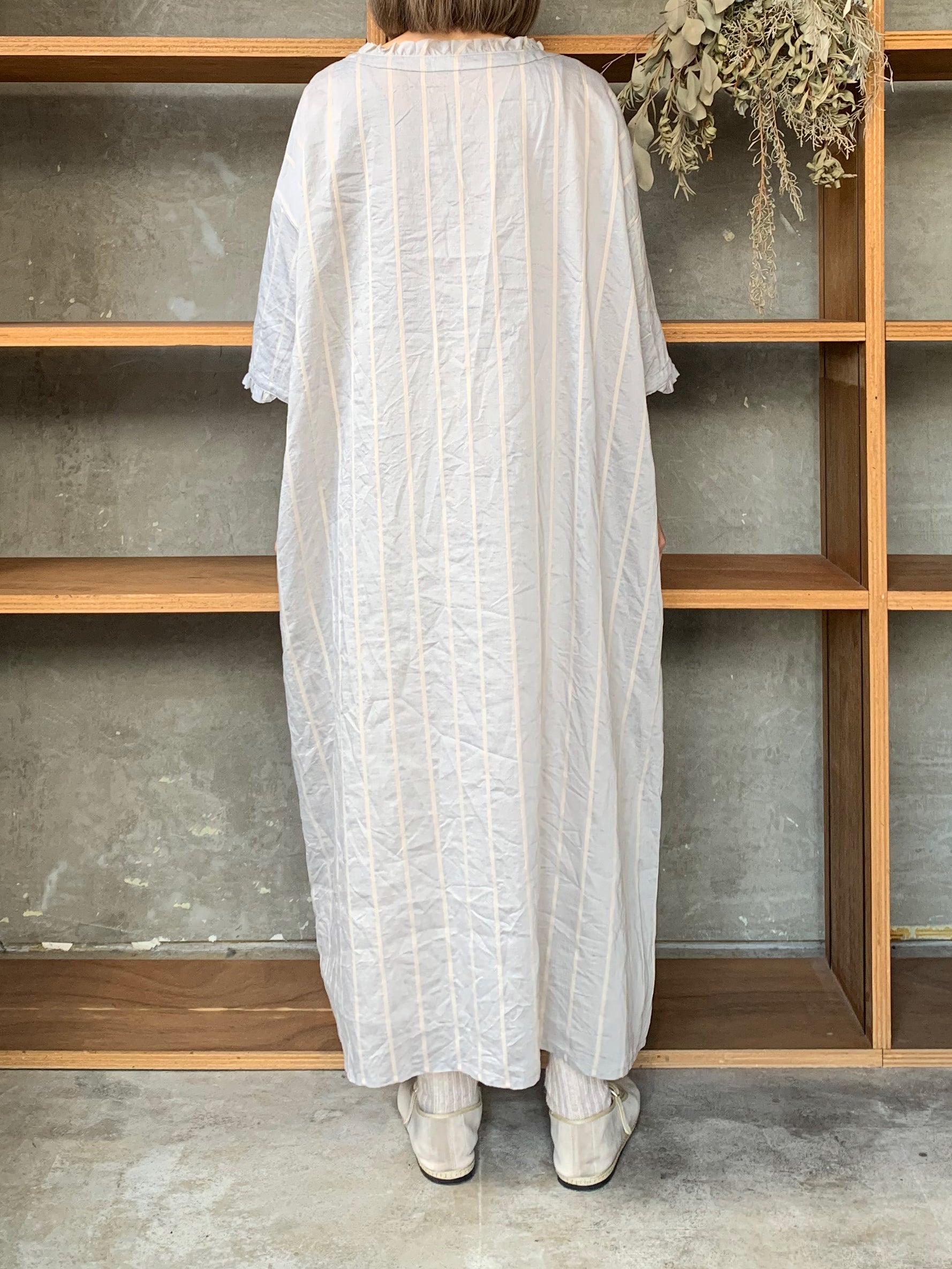 ROBE de PEAU / STRIPE PULLOVER ONE PIECE (BOLD STRIPE)
