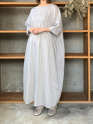 ROBE de PEAU / STRIPE PULLOVER ONE PIECE (BOLD STRIPE)