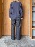 Vlas Blomme / Tasmanian Wool ニットジャケット (Gray)