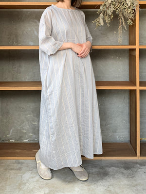 ROBE de PEAU / STRIPE PULLOVER ONE PIECE (BOLD STRIPE)