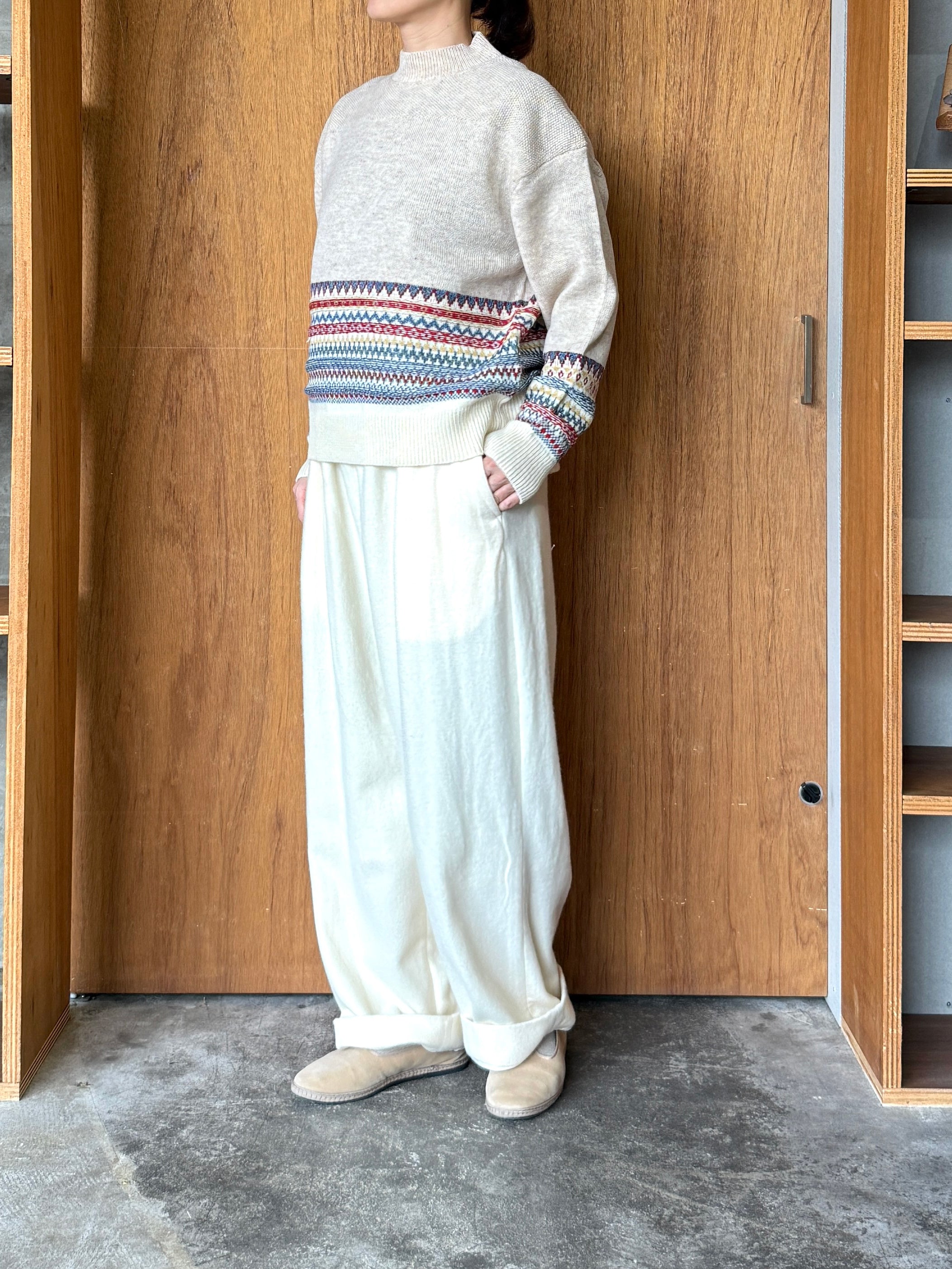 ASEEDONCLÖUD / Seiyako jacquard po（Beige）