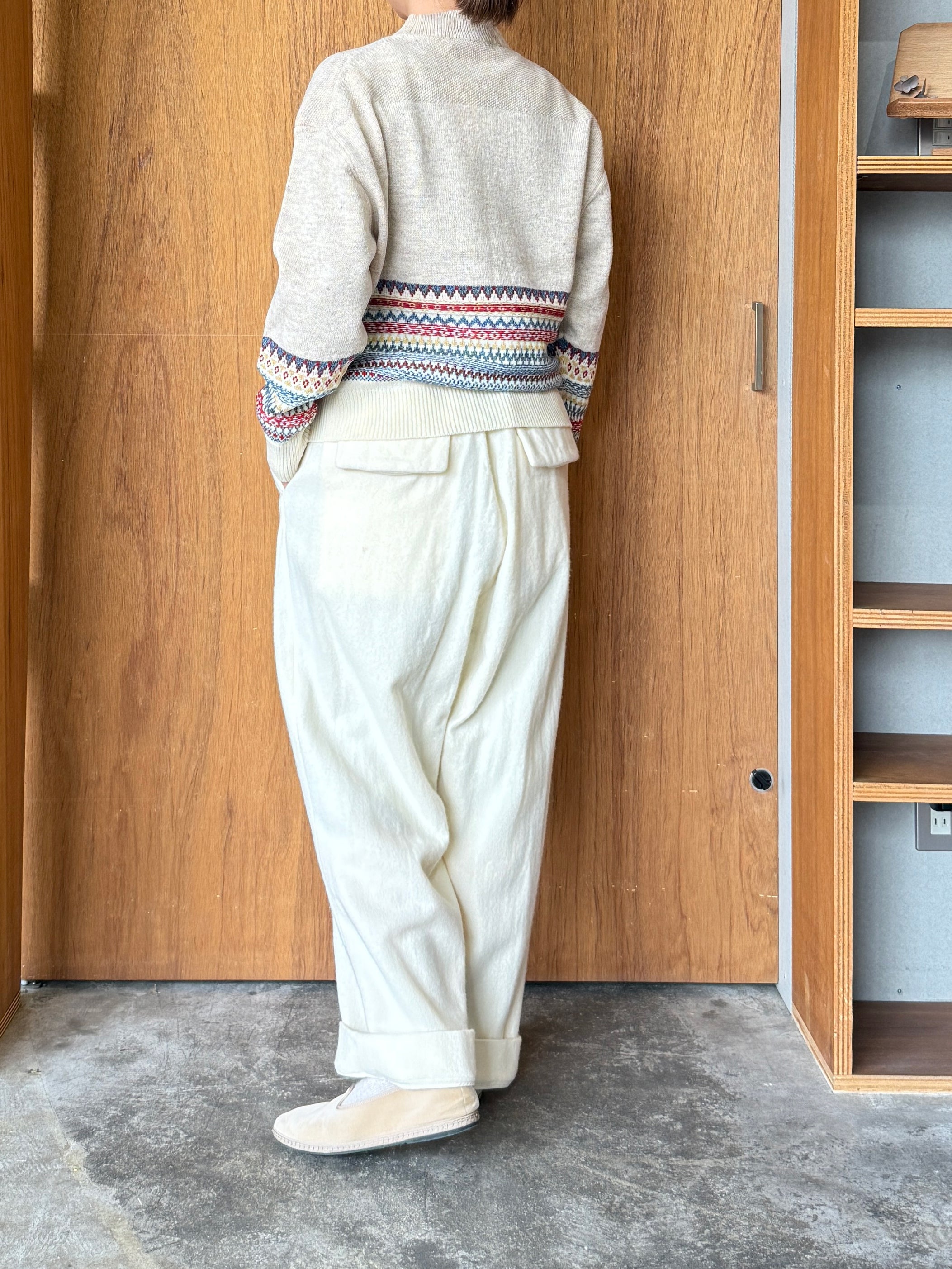 ASEEDONCLÖUD / Seiyako jacquard po（Beige）